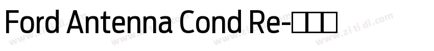 Ford Antenna Cond Re字体转换